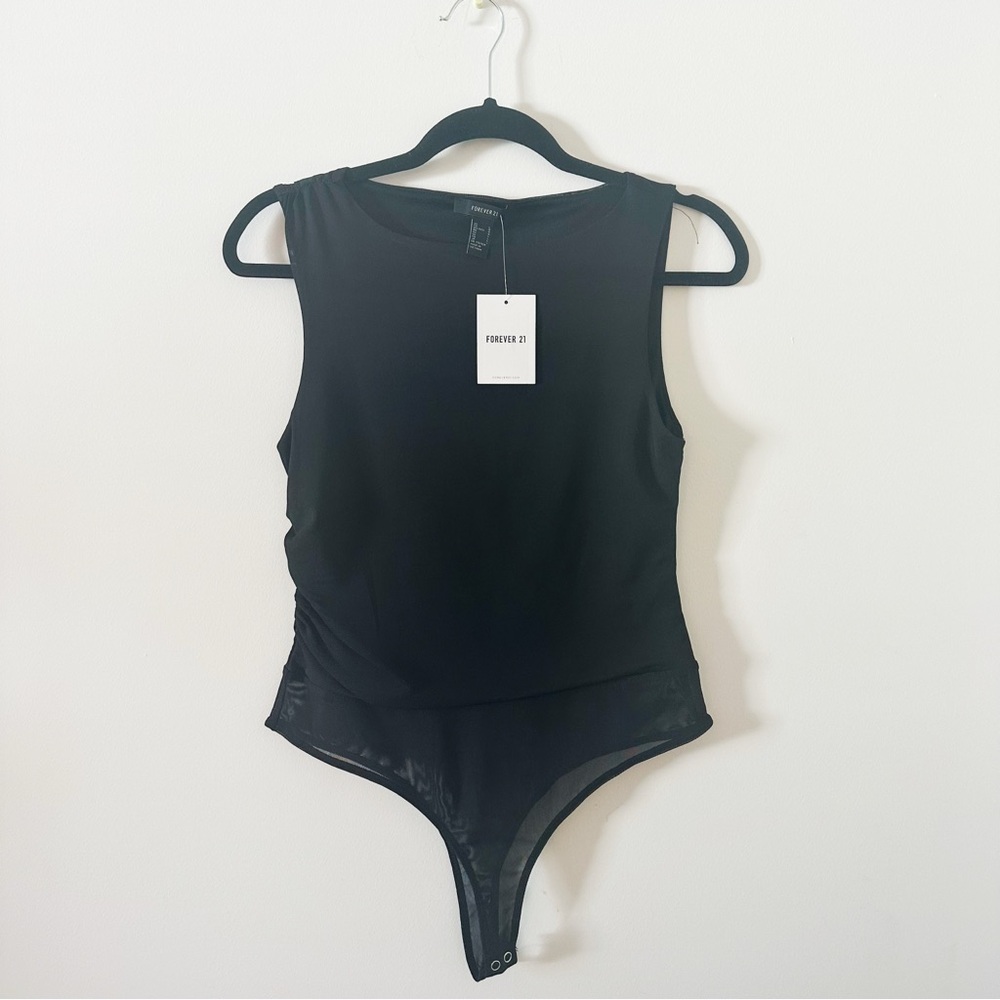 NWT Forever 21 Black Bodysuit